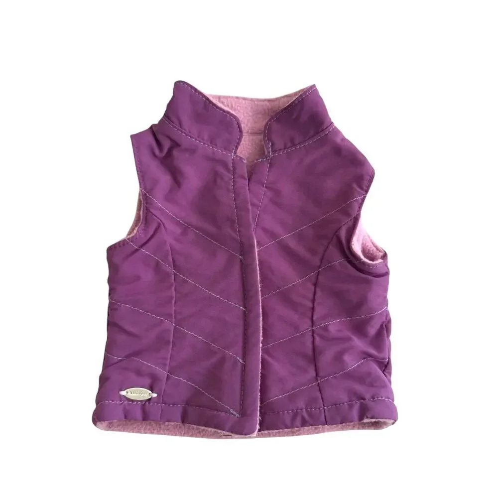 American Girl Truly Me warm winter accessories hat and vest doll not included